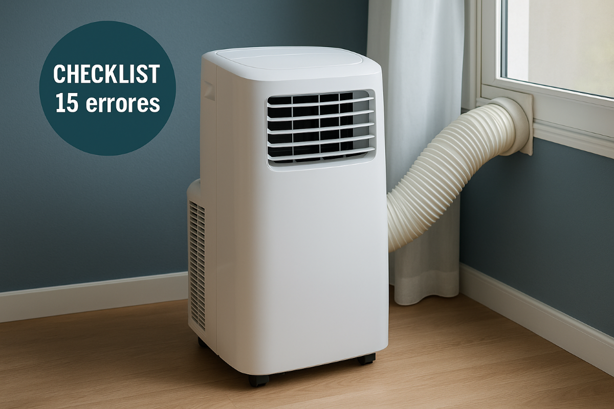 Checklist para aire acondicionado portátil 12 000–14 000 BTU: 15 errores que encarecen (y cómo evitarlos)