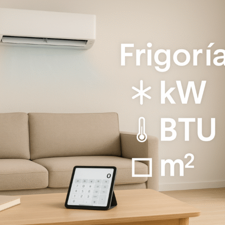 Cómo calcular frigorías/kW/BTU por m² (Incluye Calculadora)