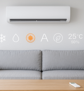 Modos del aire acondicionado (Cool, Dry, Heat, Auto, Fan, Eco, Sleep): cuándo usar cada uno y cuánto consumen