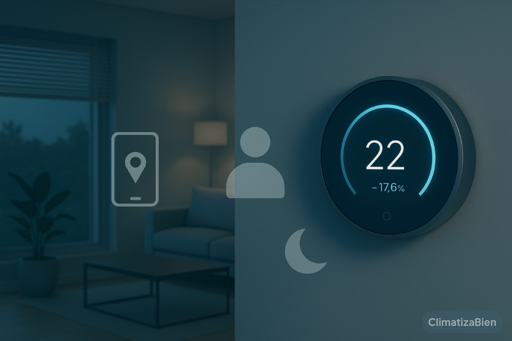 Termostatos inteligentes con control por ocupación (OCC)